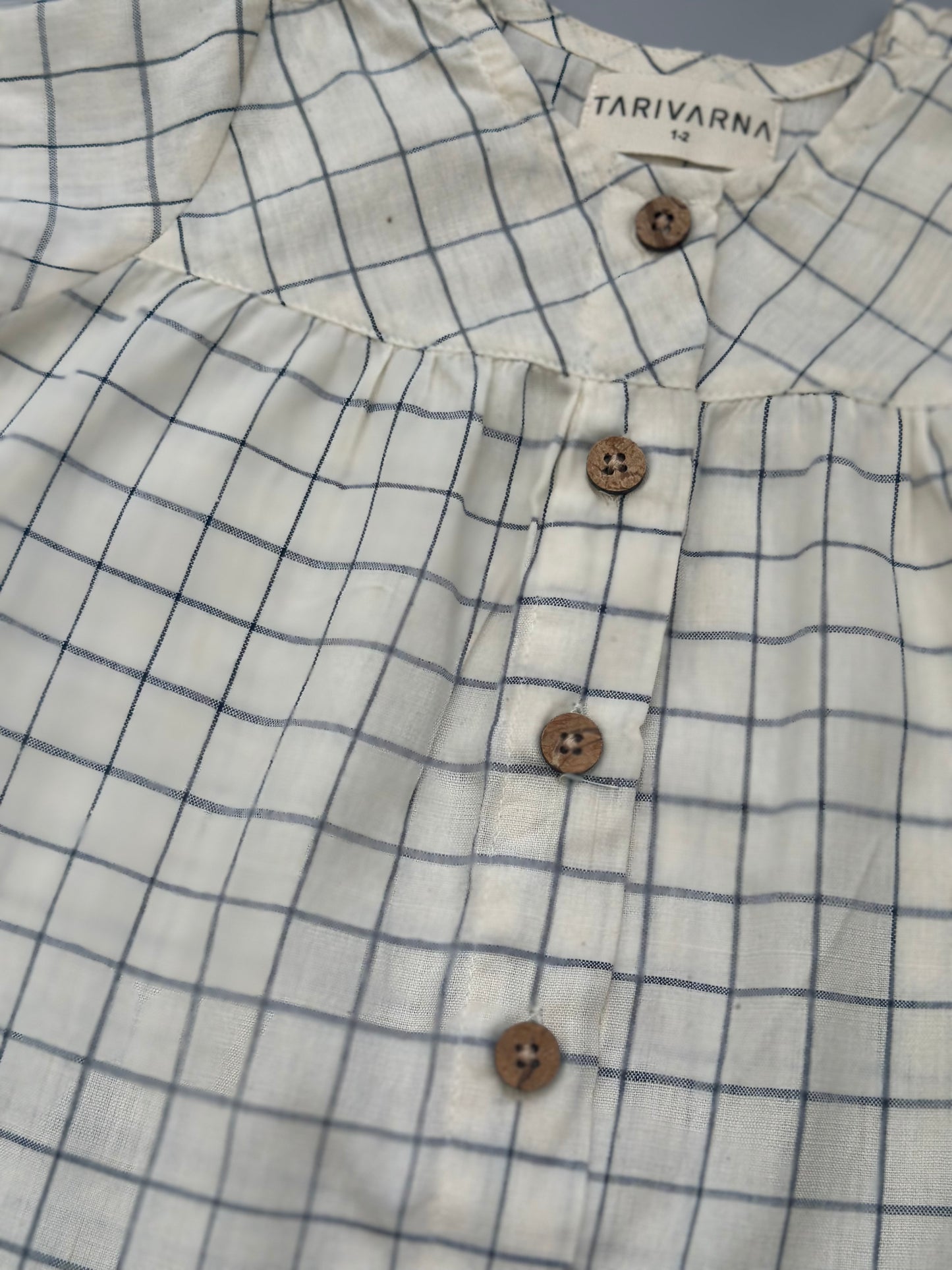 Whispering Checks Handloom Dress