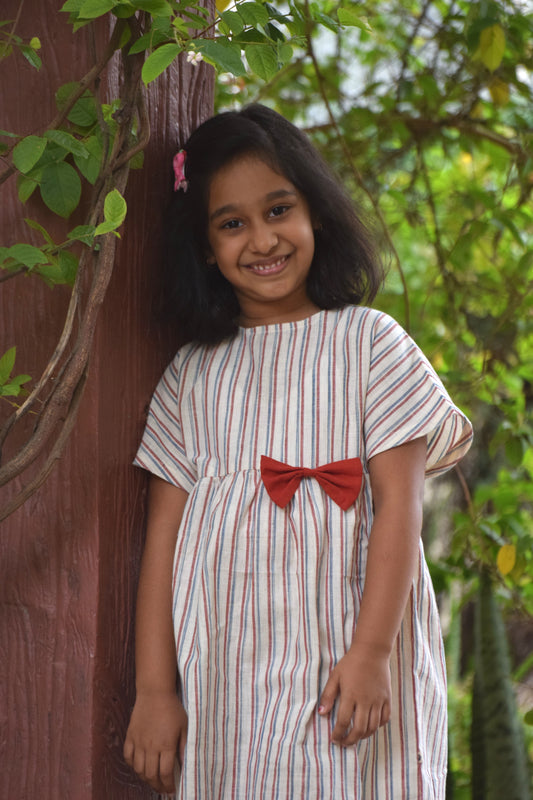Candy Stripe Bow Dress