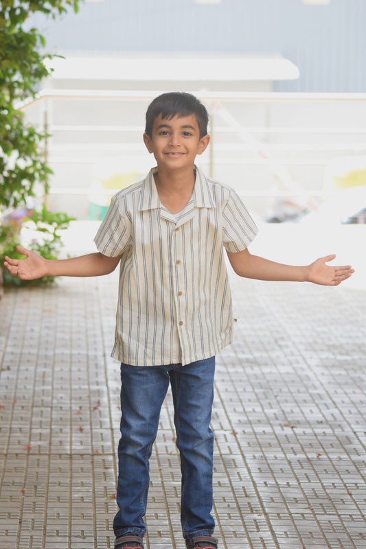Ocean Breeze Handloom Shirt