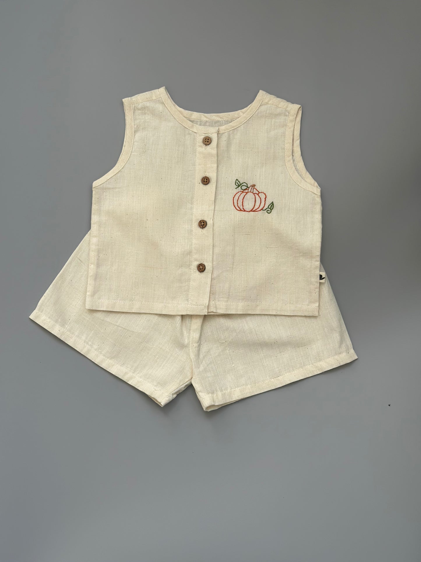 Little Pumpkin Handloom Coord Set